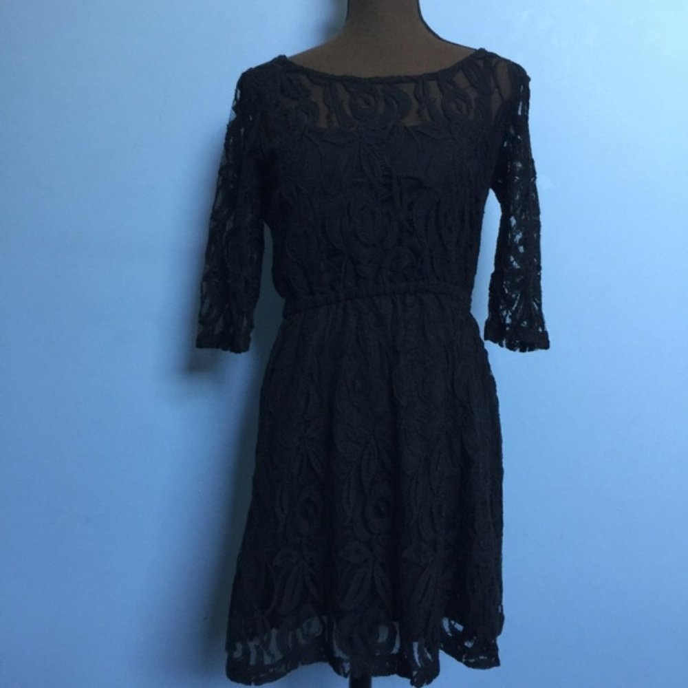 Love on a Hanger Lace-Overlay Dress